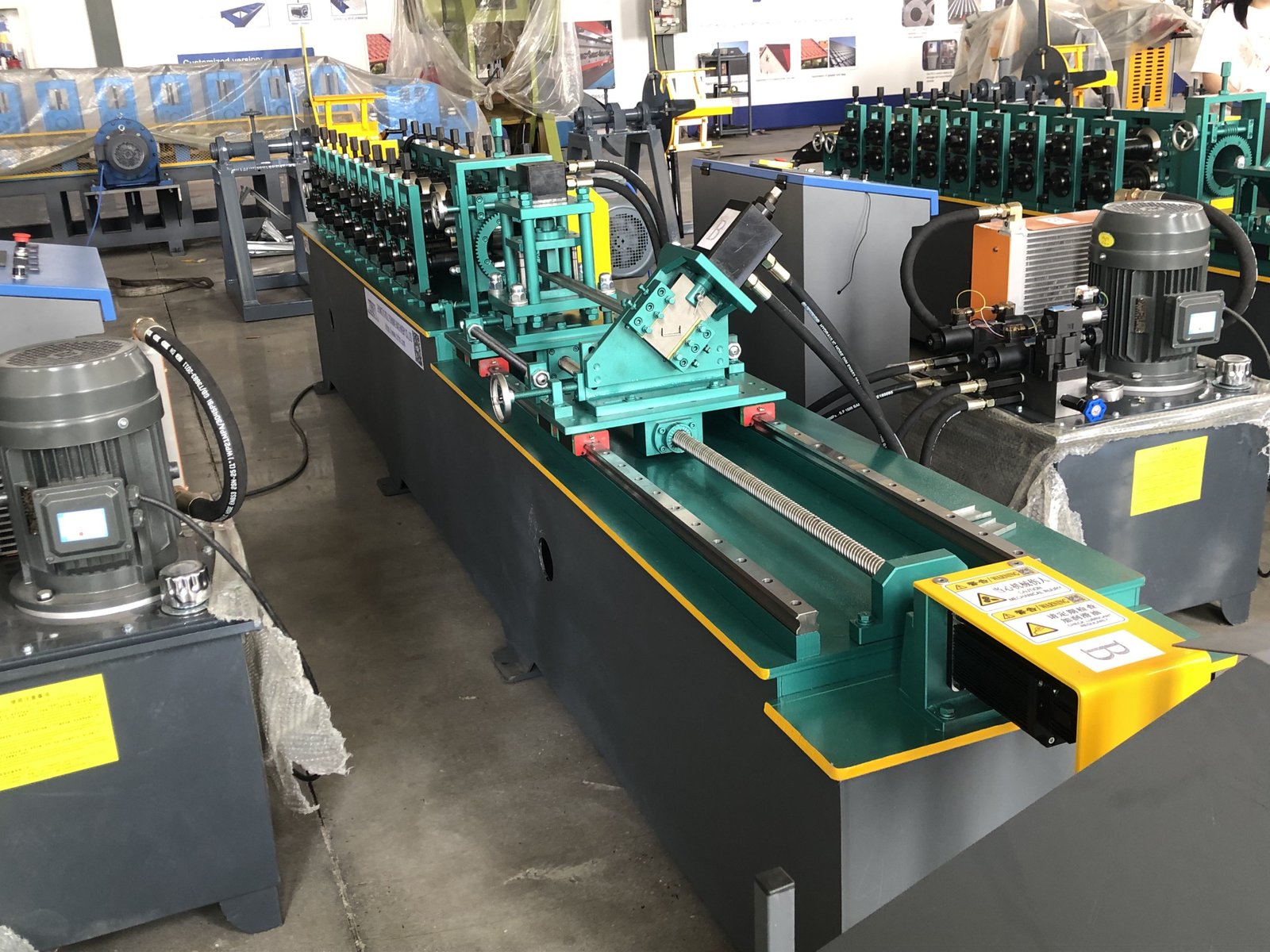 Light Gauge Keel Roll Forming Machine Ready For Ship Out