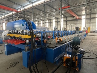 Bamboo glazed tile making machine f